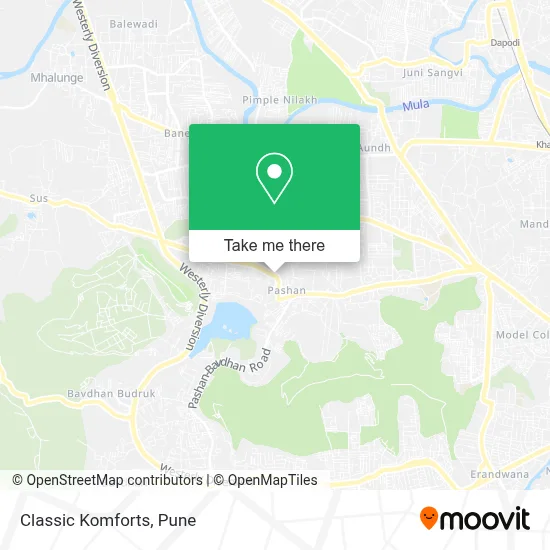 Classic Komforts map