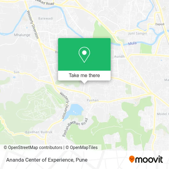 Ananda Center of Experience map