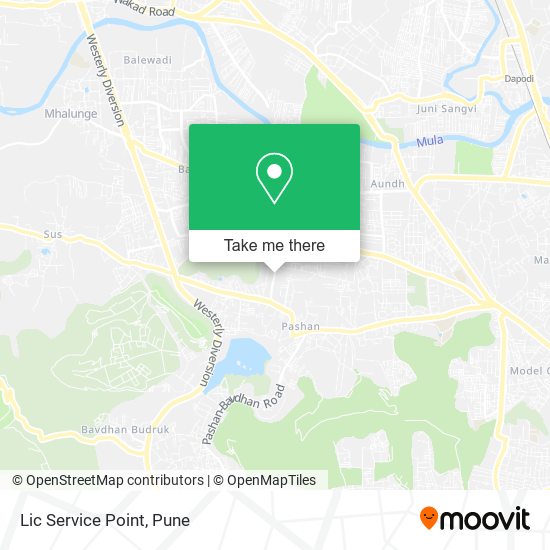 Lic Service Point map