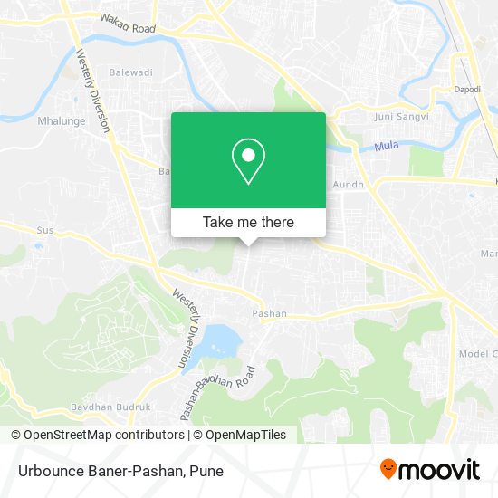 Urbounce Baner-Pashan map