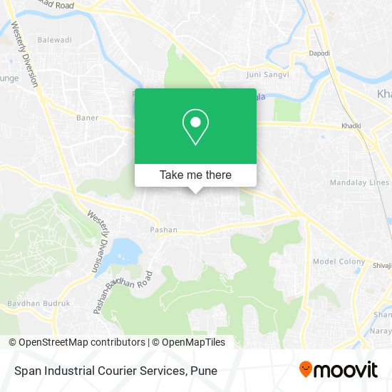 Span Industrial Courier Services map