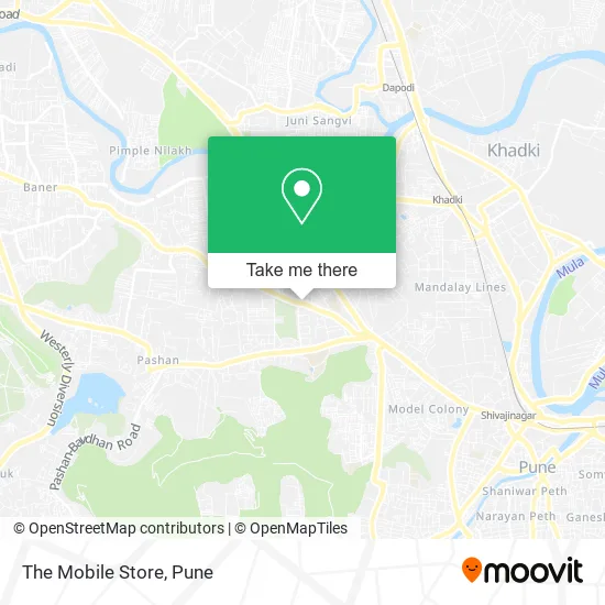 The Mobile Store map