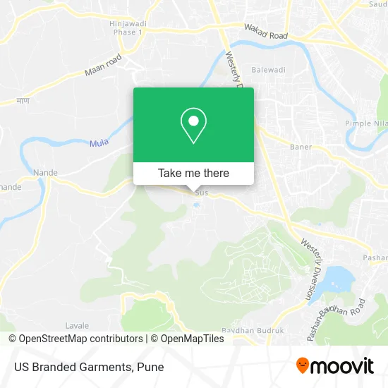 US Branded Garments map