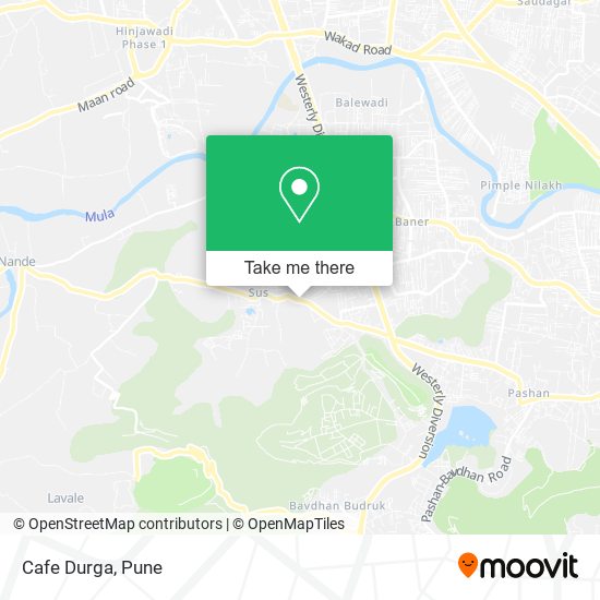 Cafe Durga map