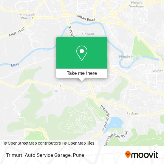 Trimurti Auto Service Garage map