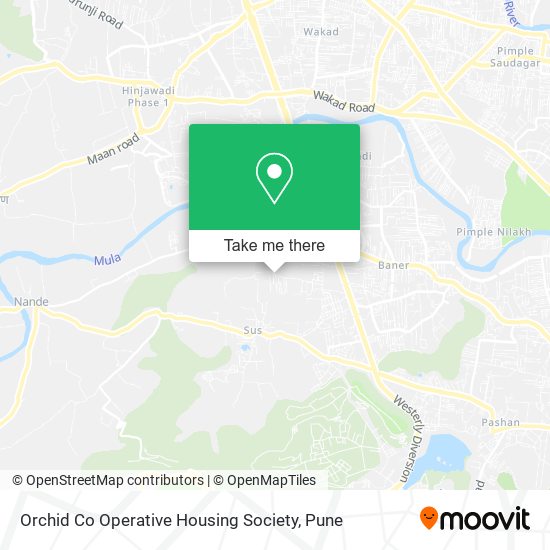 Orchid Co Operative Housing Society map