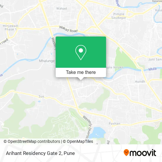 Arihant Residency Gate 2 map