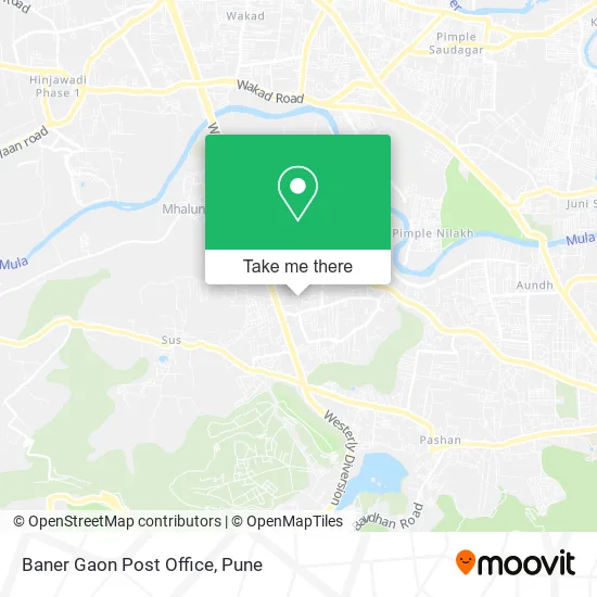 Baner Gaon Post Office map