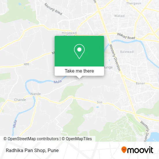 Radhika Pan Shop map