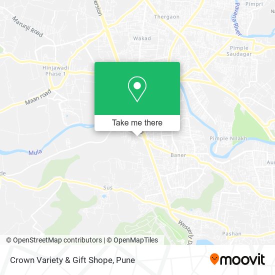 Crown Variety & Gift Shope map