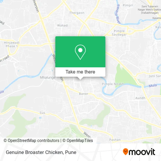 Genuine Broaster Chicken map