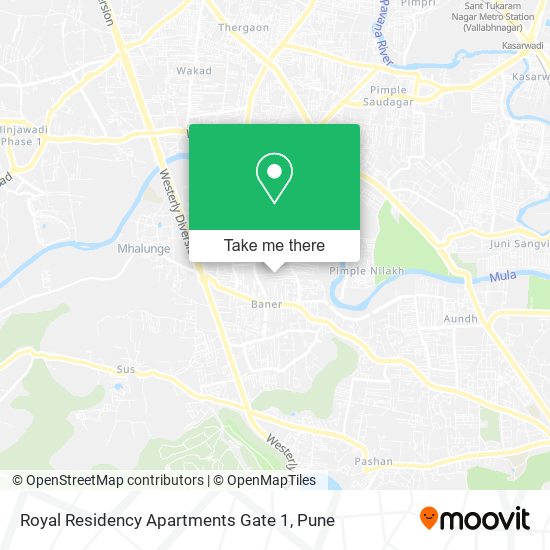 Royal Residency Apartments Gate 1 map