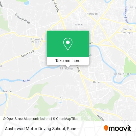 Aashirwad Motor Driving School map