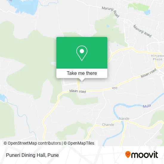 Puneri Dining Hall map