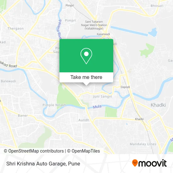 Shri Krishna Auto Garage map
