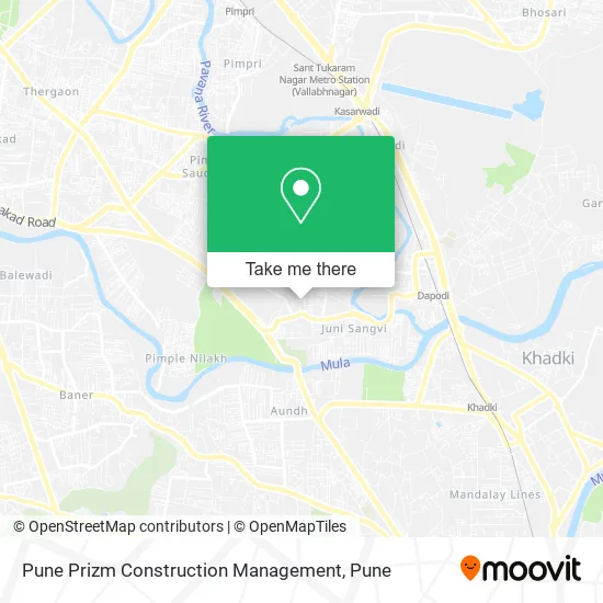 Pune Prizm Construction Management map