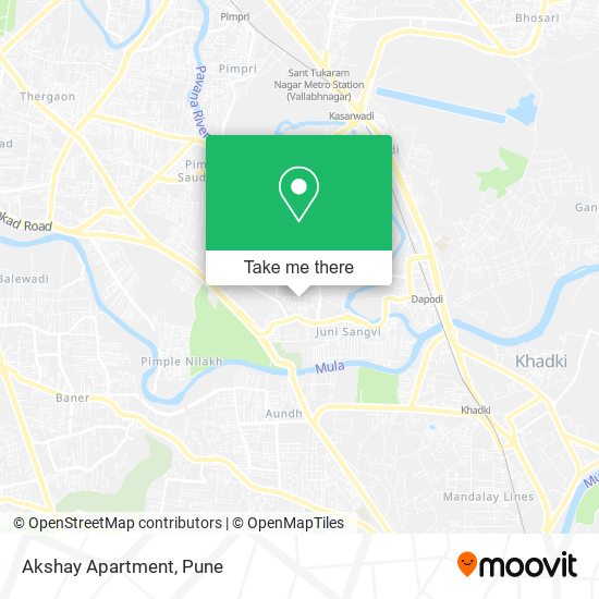 Akshay Apartment map