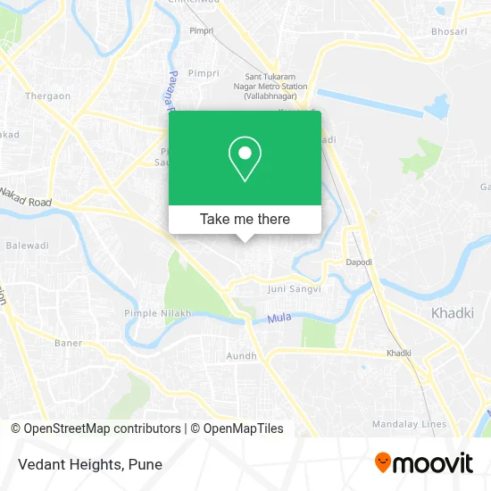 Vedant Heights map