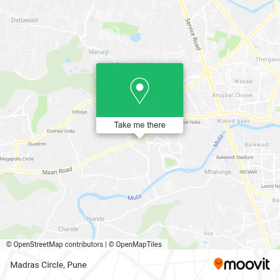 Madras Circle map