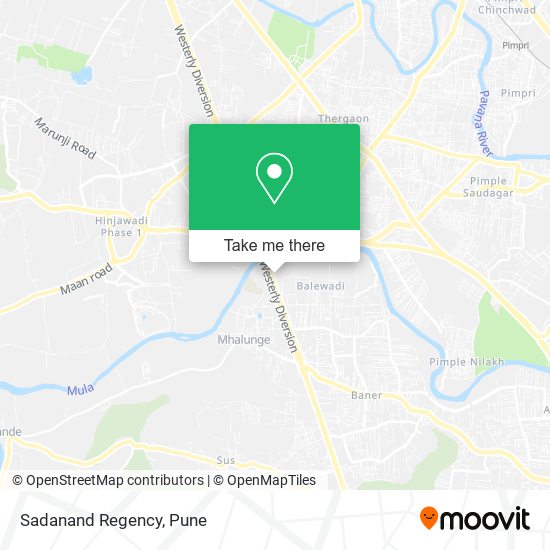 Sadanand Regency map