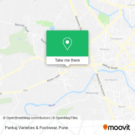 Pankaj Varieties & Footwear map