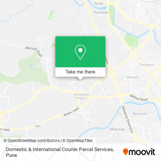 Domestic & International Courier Parcel Services map