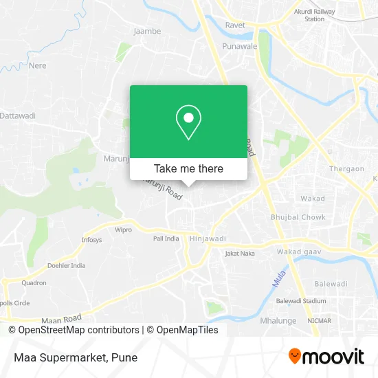 Maa Super Market map