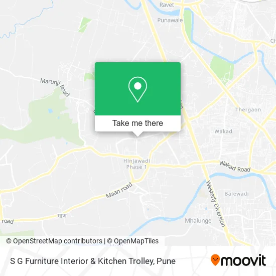 S G Furniture Interior & Kitchen Trolley map
