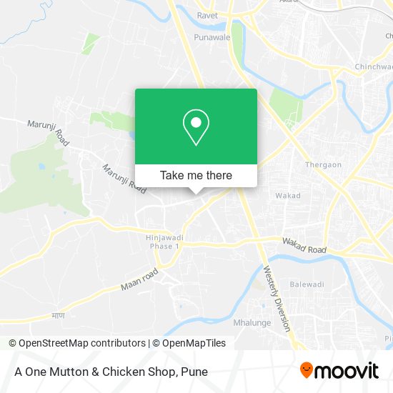 A One Mutton & Chicken Shop map