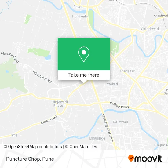 Puncture Shop map