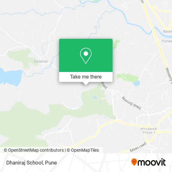 Dhaniraj School map