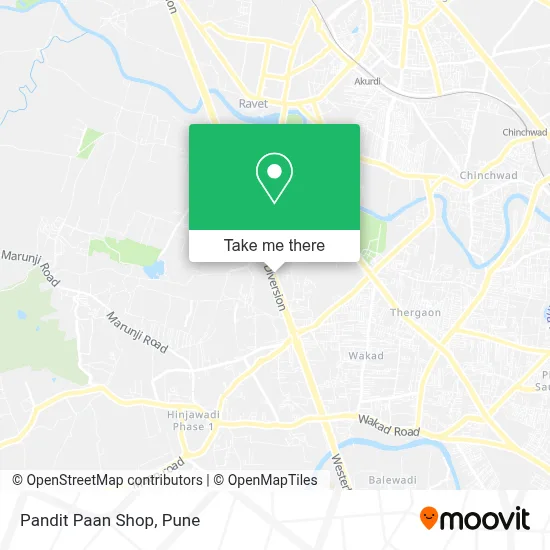 Pandit Paan Shop map
