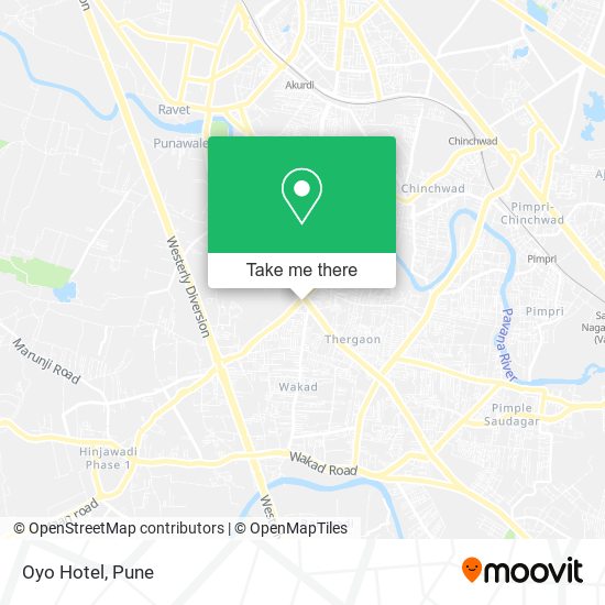 Oyo Hotel map