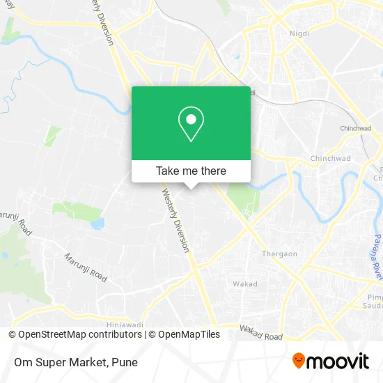 Om Super Market map