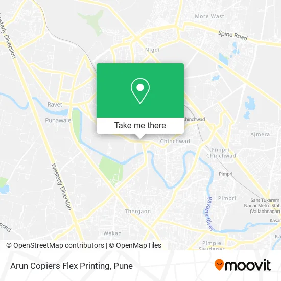 Arun Copiers Flex Printing map