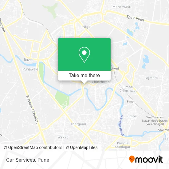 Car Services map