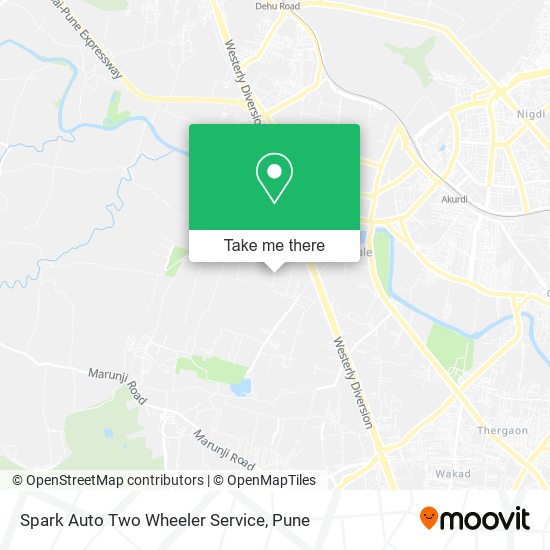 Spark Auto Two Wheeler Service map