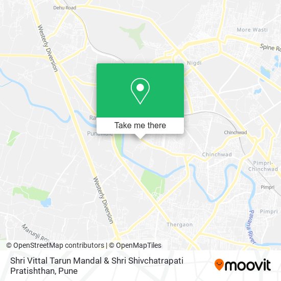 Shri Vittal Tarun Mandal & Shri Shivchatrapati Pratishthan map