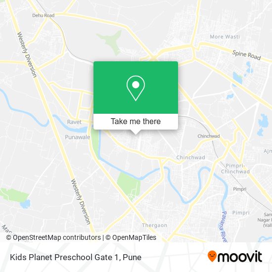Kids Planet Preschool Gate 1 map