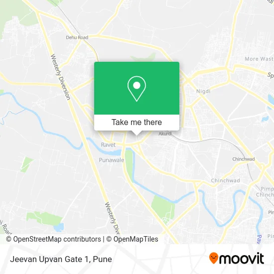 Jeevan Upvan Gate 1 map