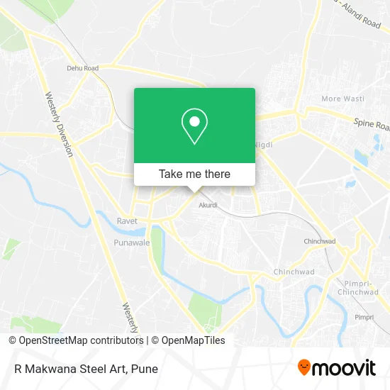 R Makwana Steel Art map