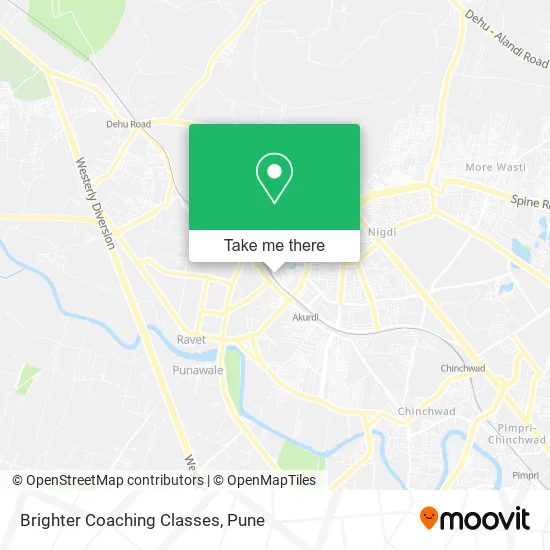 Brighter Coaching Classes map