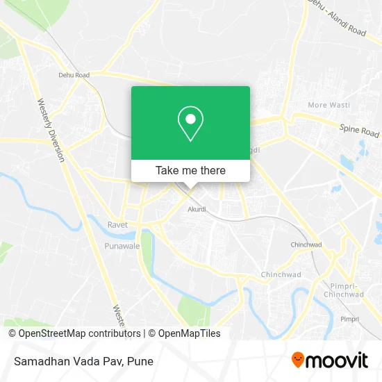 Samadhan Vada Pav map