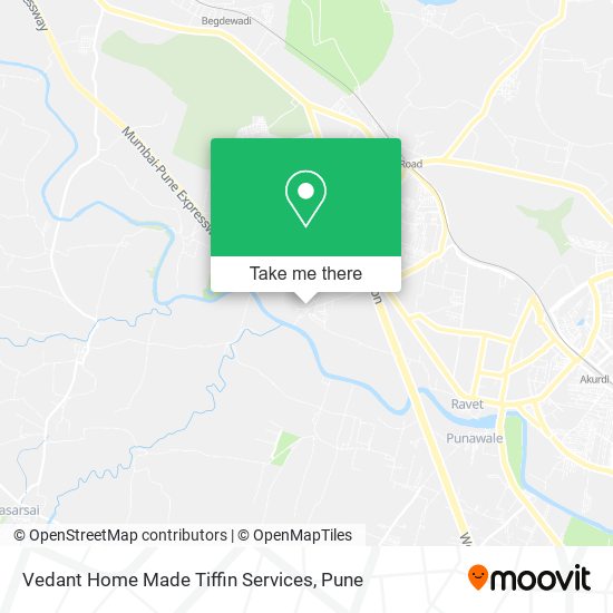 Vedant Home Made Tiffin Services map
