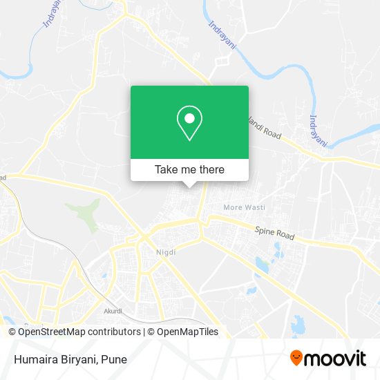 Humaira Biryani map