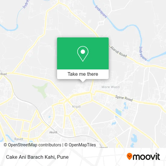 Cake Ani Barach Kahi map
