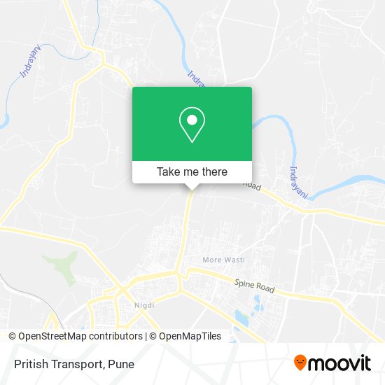 Pritish Transport map