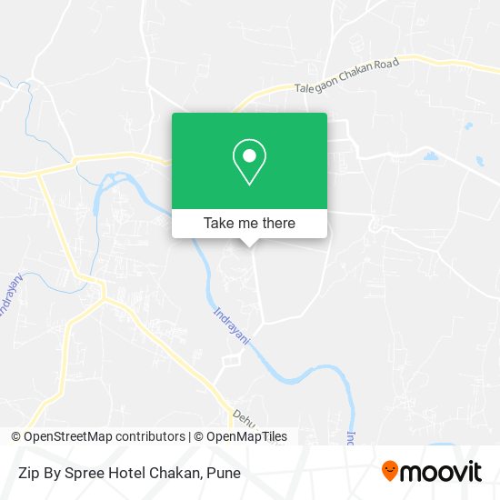 Zip By Spree Hotel Chakan map