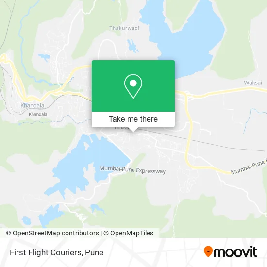 First Flight Couriers map