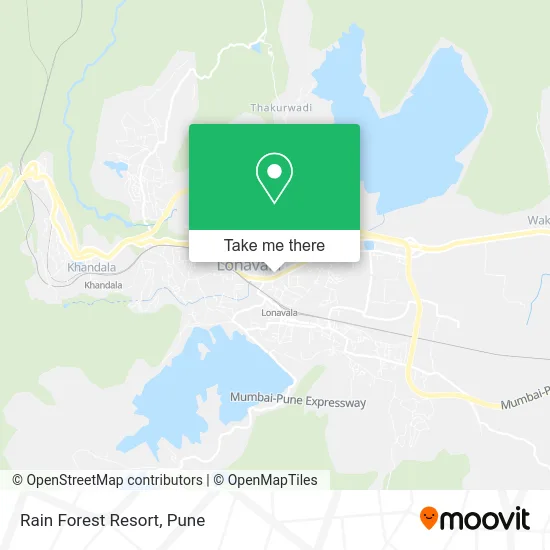 Rain Forest Resort map